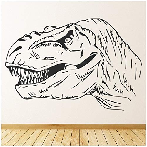 azutura T-Rex Head Jurassic Dinosaur Wall Sticker available in 5 Sizes and 25 Colours Royal Blue