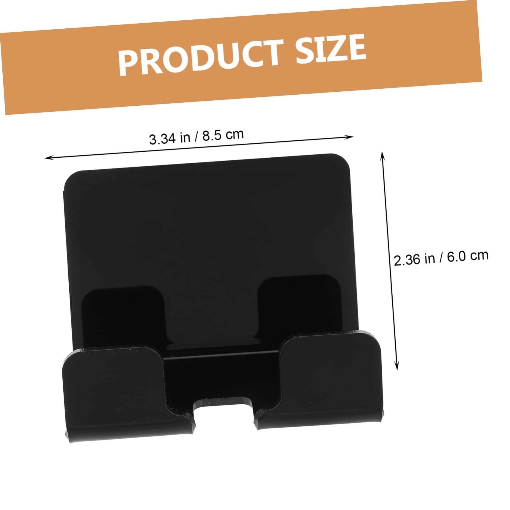 HEMOTON 5pezzi Supporto Telefonico Adesivo Da Parete Per Ricarica Supporto Per Smartphone e Piccole Tablet Facile Installazione Salvaspazio Per Casa e Ufficio