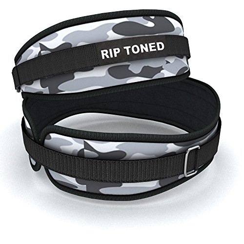 Lifting Belt By Rip Toned  Black Friday Sale 4.5 Inch Weightlifting Back Support - Powerlifting, Crossfit, Bodybuilding, Strength & Weight Training, MMA - Lifetime Warranty