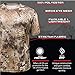 Kryptek Men's Standard Hyperion Short Sleeve, Lightweight, Breathable, Stealthy Camo Hunting and Fishing Shirt, Highlander, Large