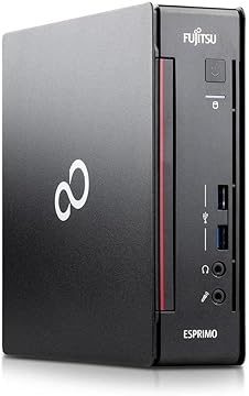 Fujitsu Esprimo Q556 Mini Pc Desktop Intel Core i5-6500T 3.10 Ghz Ram 16GB SSD 128GB Windows 11 Pro - Office 2019 - WIFI usb - DVD - DVI Display Port LAN (Ricondizionato)