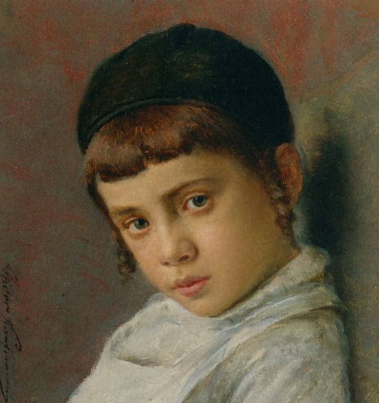 Tableaux Modernes Pour la Décoration de Bureau, art portrait Isidor Kaufmann