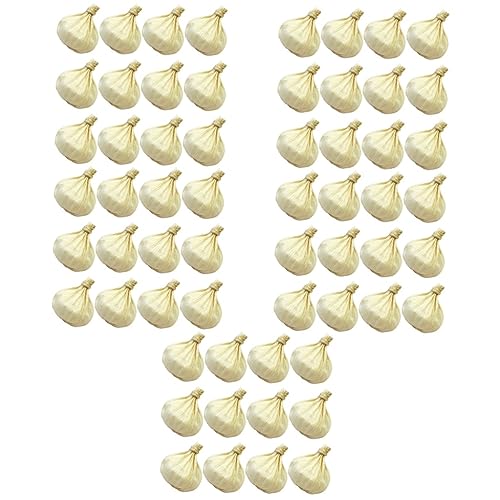 DECHOUS 60 Pcs Artificial Garlic Vegetable Photo Props Artificial Vegetable Decoration Simulation Garlic Emulated Garlic Party Props Garlic Decor Foam Newborn Purple Skin Onion Halloween
