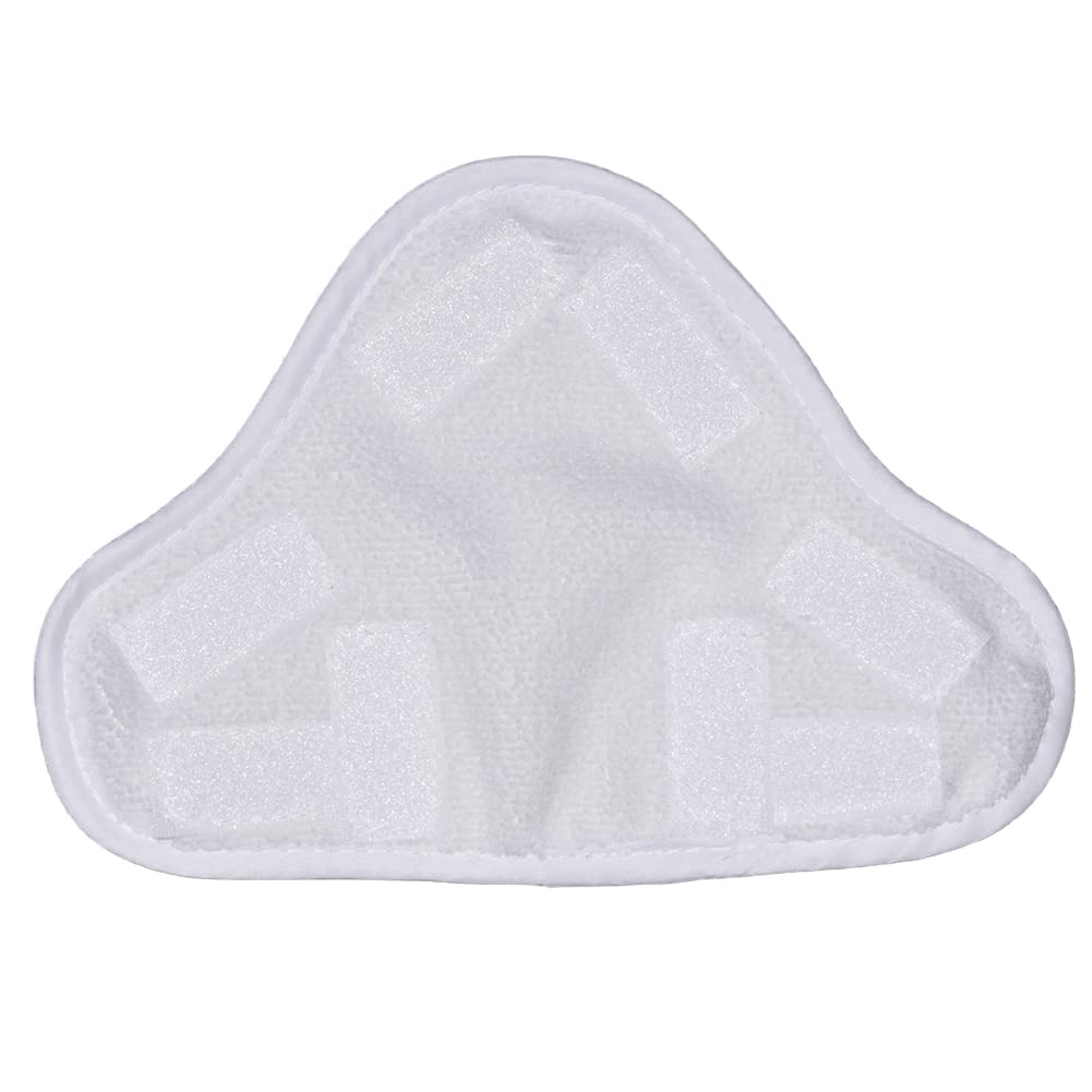 5 PCS Washable Microfibre Steam Mop Pads Floor Replacement Compatible with H2O X5 White