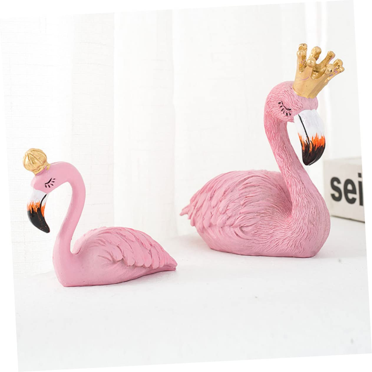 TOYANDONA 2 Pezzi Decorazioni Flamingo Simulato per Casa Creativi per Decorare Spazi Esterni e Fini e Leggeri Aggiungi Al