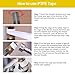 GCQ 10 Pack Teflon Tape, Thread Seal Tapes，PTFE Thread Seal Tape for Plumbers Sealant Tape for Leak Water Pipe Thread 1/2 inch x 500 inch (White)
