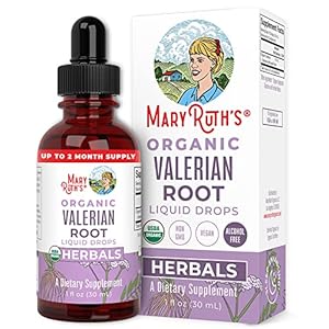 Valerian Root by MaryRuth’s | 2 Month Supply | Sugar Free | USDA Organic Valerian Root Drops | Support Sleep, Calm, and…