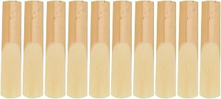 Dioche 2 1/2 Saxo10Pcs Tenor Saxophone s Wood Color Accessories for Beginners & Professionals with Protective Covers