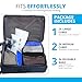 bago 7 Pcs Packing Cubes for Suitcases - 4 Travel Cubes with 3 ZipLock Bags - Luggage Organizer Bags to Get Maximum Storage, Save Time & Effort to Pack - Happy Traveling (Deep Blue)