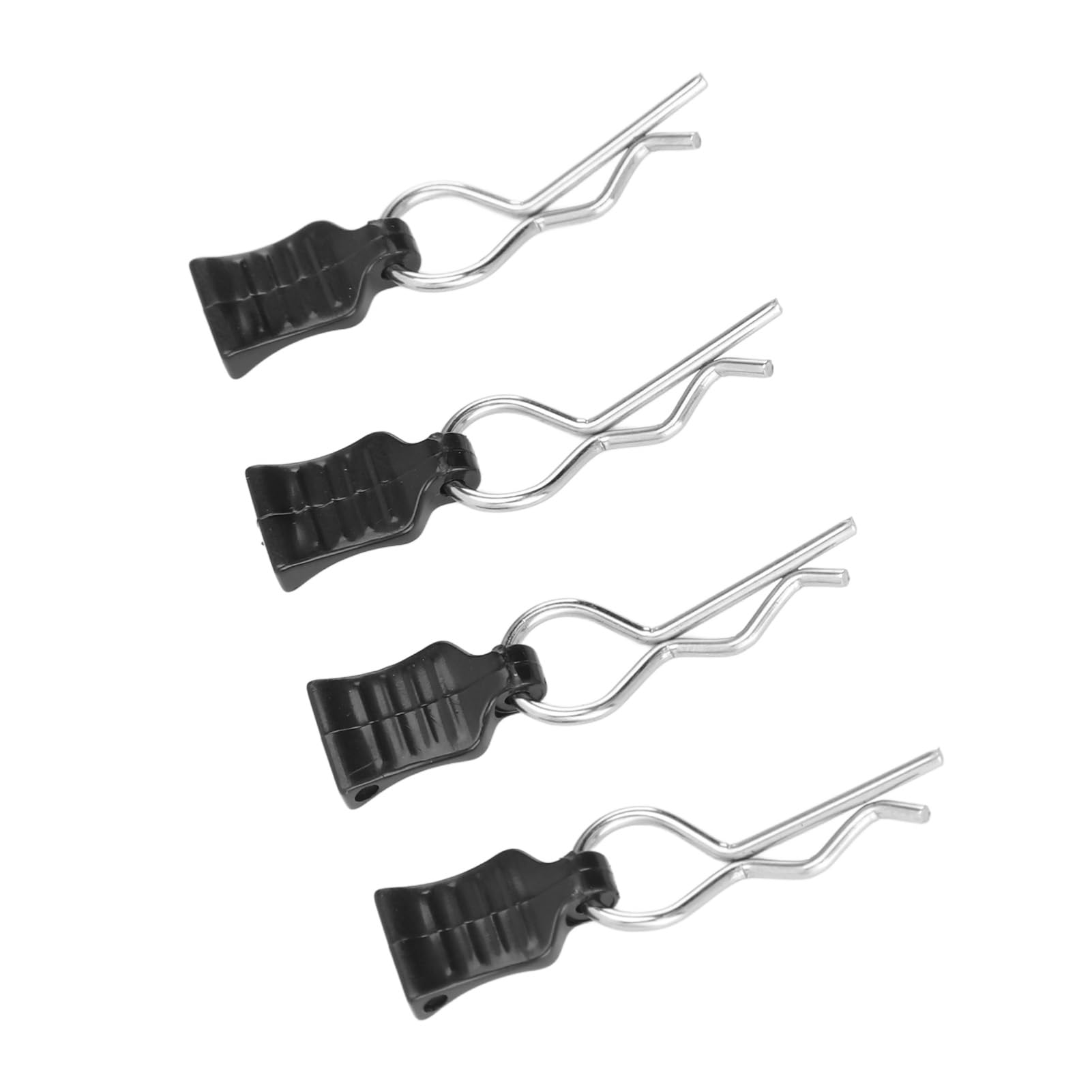 4pcs Premium RC Body Clips with Pull Tabs, R Pin Clips for RC Car - Upgrade and Replacement Parts for 124008 124010