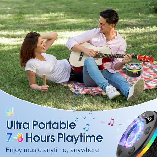 OYIB Bluetooth Shower Speaker, IPX7 Portable Speaker 360° HD Sound, Black - image 3