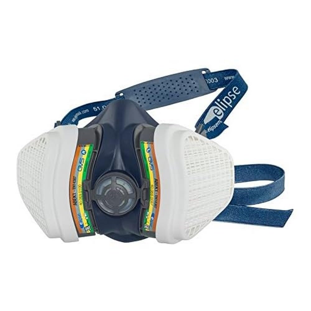 GVS SPR488 Maschera Elipse con filtri sostituibili ABEK1 per Molteplici Gas e Vapori, M/L