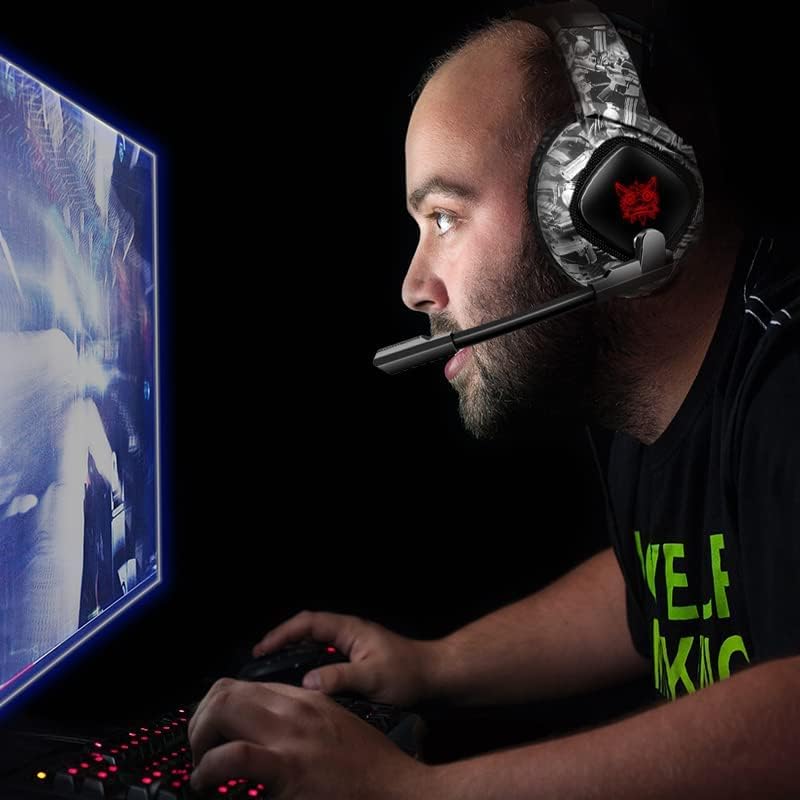 Miniatura 8 de Auriculares para juegos con micrófono PS4 PS5 Xbox auriculares con micrófono cancelación de ruido sonido envolvente para Playstation computadora PC