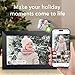 10.1Inch WiFi Digital Picture Frame IPS Touch Screen HD Disply,Video Clips and Slide Show,Auto-Rotate, Wall Mountable,Send Photos Instantly from Anywhere with via Frameo APP (10.1 INCH)