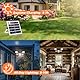 BatdTech Solar Hängelampe mit Fernbedienung, 192 LED Solarlampen für Außen Hängend mit 5M Kabel, 1200LM 5 Modi Solar Lampe Outdoor IP65 Wasserdichte Hängelampen für Garten Terrasse Balkon Pavillon