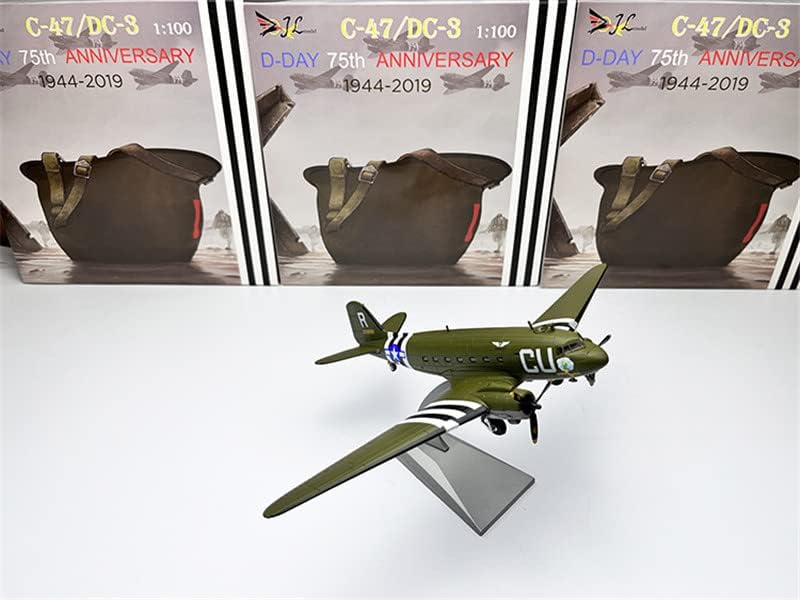 Miniatura 4 de Segunda Guerra Mundial USA C-47 CU 1/100 avión modelo de avión fundido a presión