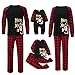 Weihnachtspyjama Familie Set Weihnachtskostüm Frauen Männer Kinder Xmas Weihnachtsmann Muster Weihnachtspullover Lustig Hausanzug Freizeitanzug Nachthemd Nachtwäsche Weihnachtsgeschenke Winter Sale