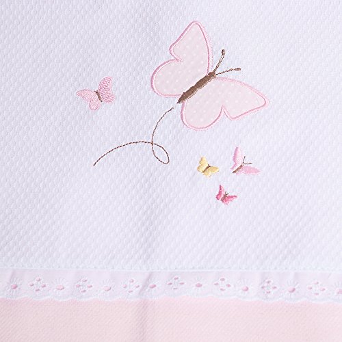 Cueiro Manta Bords Papi para Bebê 80cm X 80cm Contém 02 Un