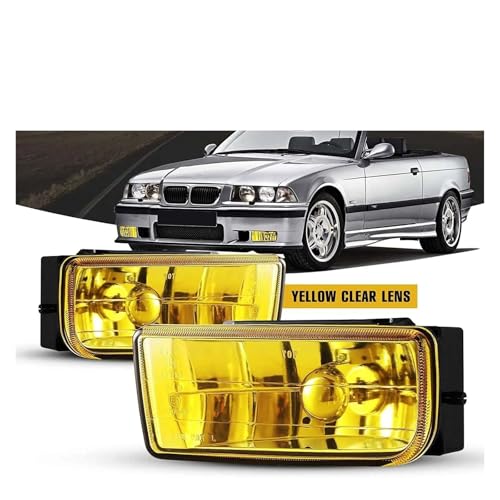 Phare antibrouillard jaune BMW E36 idéal pour trajets de nuit - 3