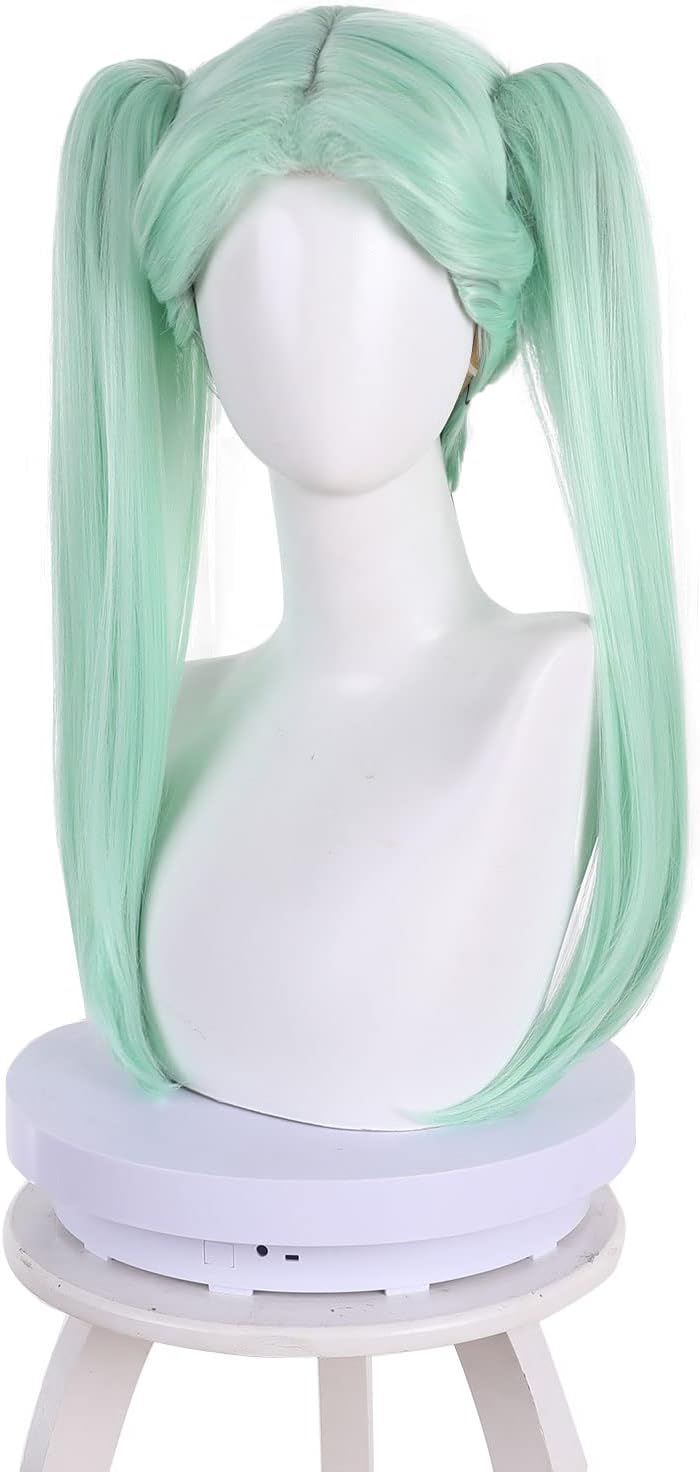 ZuoouCyberpunk Edgerunners Rebecca Cosplay Wig Synthetic Hair Heat Resistant Role Play Hairs for Halloween Christmas Carnival Party