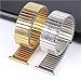 Stainless Steel Elastic Stretch Strap Metal Expansion Silver Gold Watch Band Wristband Bracelet(Silver,16mm)