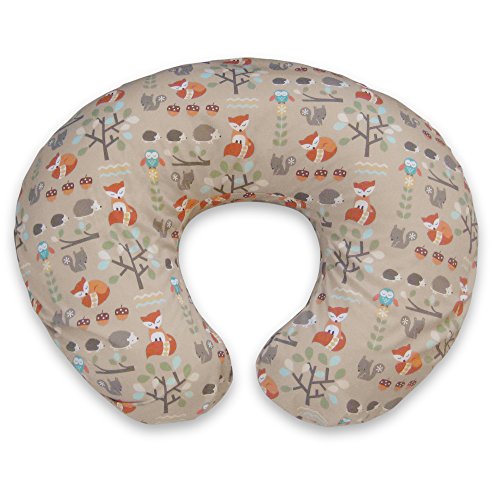 Image of Boppy Pillow Slipcover, Classic Fox Forest/Tan
