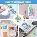 BBnote 48PCS Stack Game for Adult & Kids, Tetra Board Tower Games for Family Travel Party, 2 Players Balance Stacking Toy, Team Toys Building Block