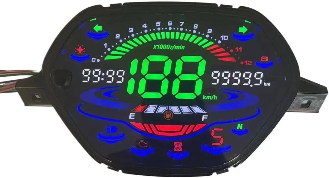 Motorcycle Odometer Gauge For Wave Al&pha 100 For EX5 For Class1 CX DX Motorcycle Full Digital Meter Odometer Tachometer Tachometer