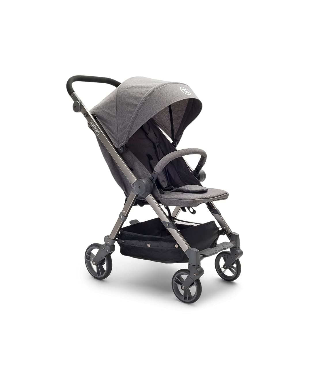 Twistshake 78474, Passeggino Tour pieghevole/0-22 kg/Passeggino sportivo combinato - Grigio