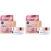 NIVEA Cellular Expert Lift Multi-Effekt Anti-Age Tagespflege, feuchtigkeitsspendende Tagescreme für eine jünger aussehende Haut, Feuchtigkeitscreme mit LSF 30 (50 ml) (Packung mit 2)