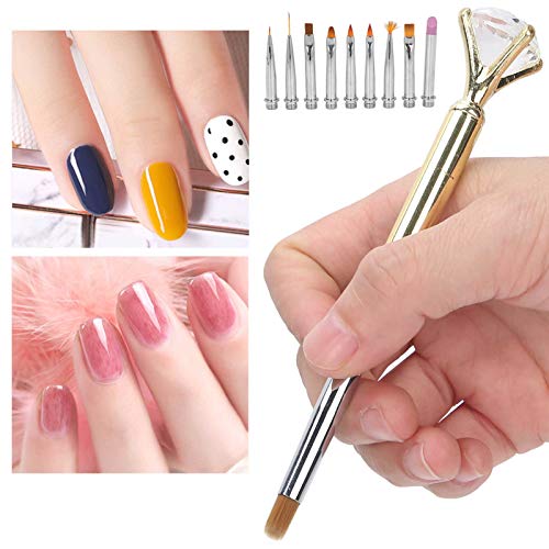 Caneta de pintura para Nail Art, forro para Nail Art de grande flexibilidade e elegante, recursos ex