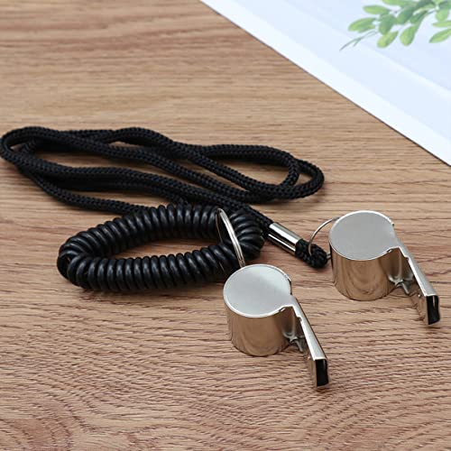 Silbatos de árbitro de acero inoxidable 12 pcs miniatura 3