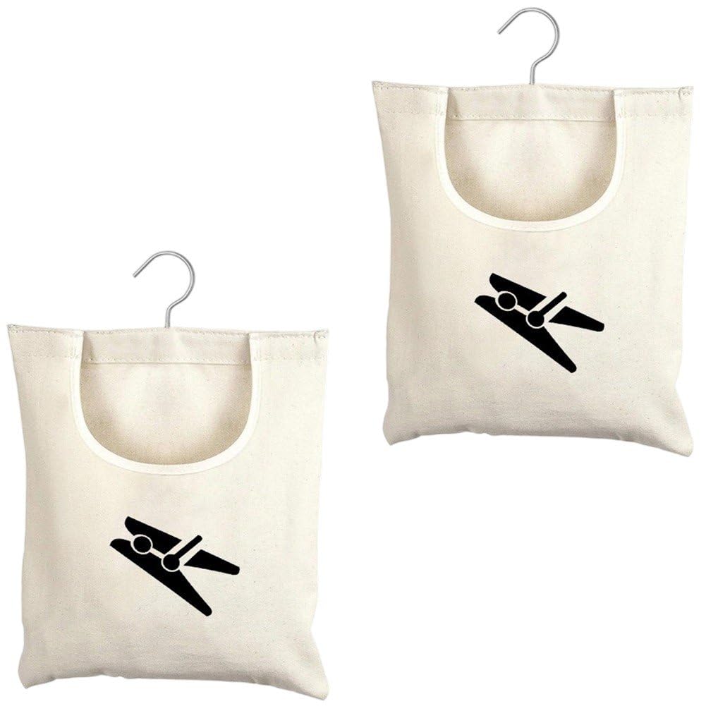 Bolsa colgante para pinzas de ropa ideal para organizar el tendido en terrazas y patios exteriores