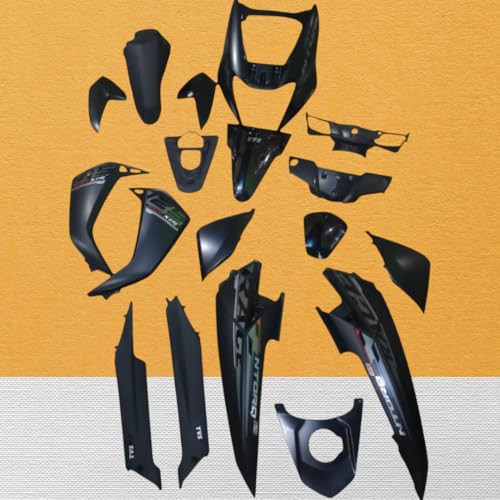 Image of Ntorq 125 Full Body kit Race XP Edition Matt Black /Grey | Premium Quality Replacement Body Part | Durable ABS Plastic | Perfect Fit & Sporty Finish