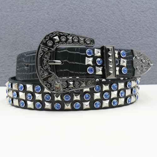 Studded Belt For Men & Women, Punk Rock Y2K Belt Ladies Belt For Jeans Pants Dresses2