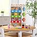 Melissa & Doug Sort-Stock-Select Wooden Vending Machine Toy with Play Food, Mini Vending Machine Toys & Play Money, Preschool Toys for Kids Ages 3+