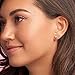 Pandora Jewelry Clover and Ladybird Stud Crystals Earrings in Pandora Rose