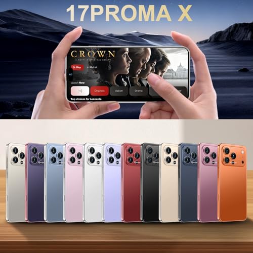 Image of Ecshock 17PM Unlocked Phone | Cell Phone Android 15.0 | 16+512GB Smartphone| 6.99 inch HD Display | Long Battery Life 7000mAh | 68+108MP Zoom Camera| Fingerprint Lock | with Dual SIM (Gray)