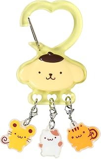 サンリオ(SANRIO) カラビナキーホルダー（大好きなお友だちといっしょ） ポムポムプリン 867250