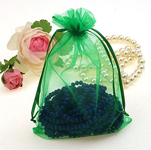 Ximkee Organza Wedding Party Favor Bags- Package of 100 (6