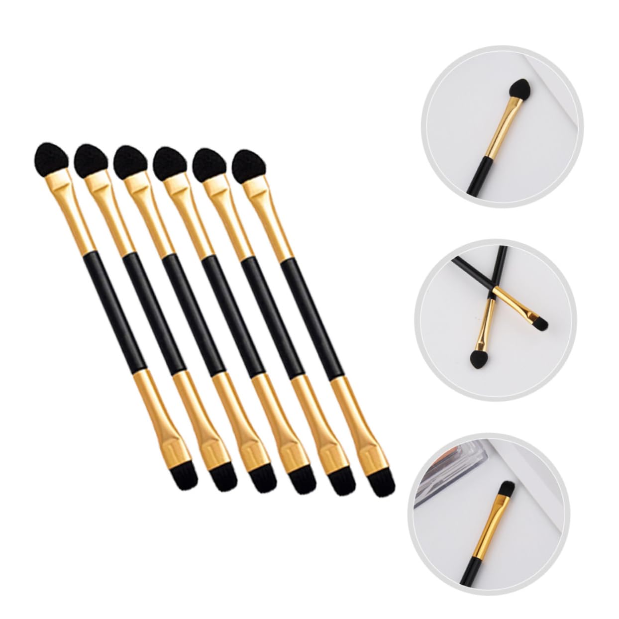 Didiseaon 100pcs Professional Makeup Brushes Eye Brush for Women Dual-ended Eyeshadow Precision Eye Makeup Kit
