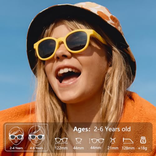 EYEBUDDY Kids Toddler Sunglasses Age 2-4/3-5 Boys Girls Polarized UV Protection Sun Glasses for Age 2-8 — view 2