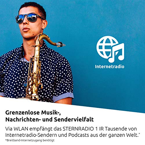 Renkforce RF-IR-MONO1 Internetradio Internet Bluetooth, AUX, WiFi, Internetradio Geschikt voor DLNA Zwart kopen ? Electronic