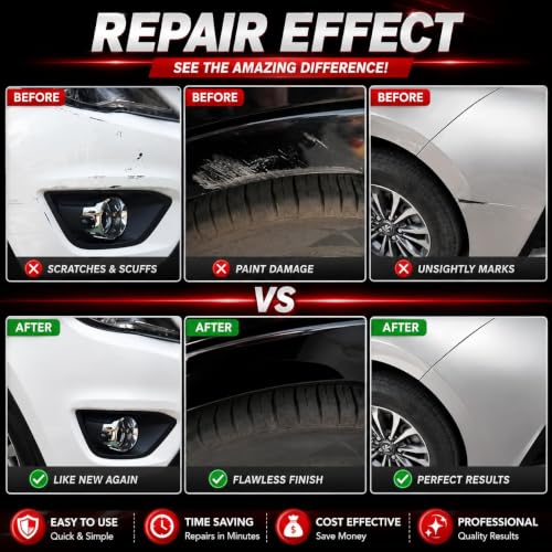 Image of Car Scratch Remover Touch Up Paint Pen Automotive Car Paint Pen -Car Paint Scratch Repair for Deep Scratches Special-Purpose Car Paint (solid silver)