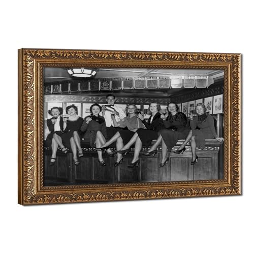 Poster The Prohibition Ended pour déco murale de bar de salon ou cuisine rétro