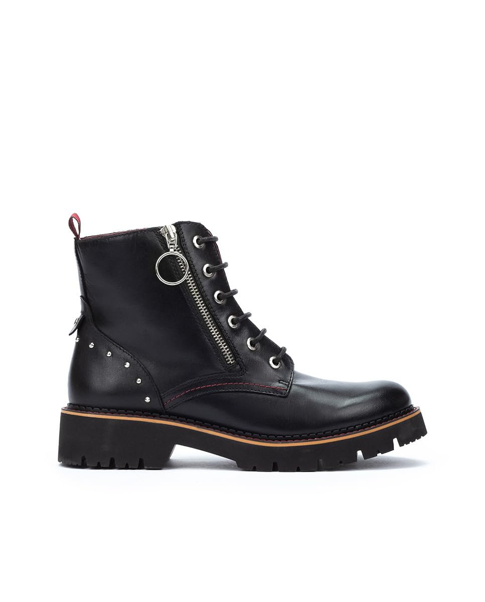 Pikolinos Bottines Plates en Cuir Vicar pour Femme Color Black