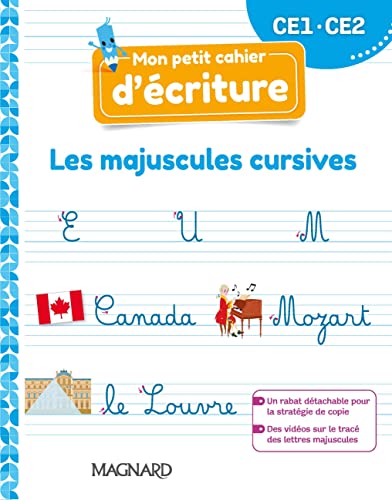 Mon petit cahier d'écriture CE1 / CE2 : Les majuscules cursives (2022) - Cahier