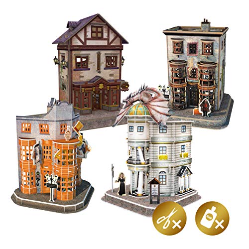 Harry Potter 7585 Diagon Alley 4 in 1 3D Puzzle Set – Ansicht 5