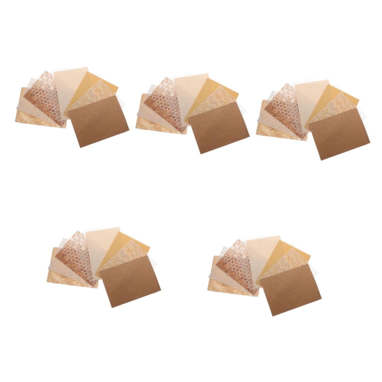 OSALADI 5 Series Manualidades Diy Papel Decorativo Para Scrapbooking Y Diario 10 Hojas*5