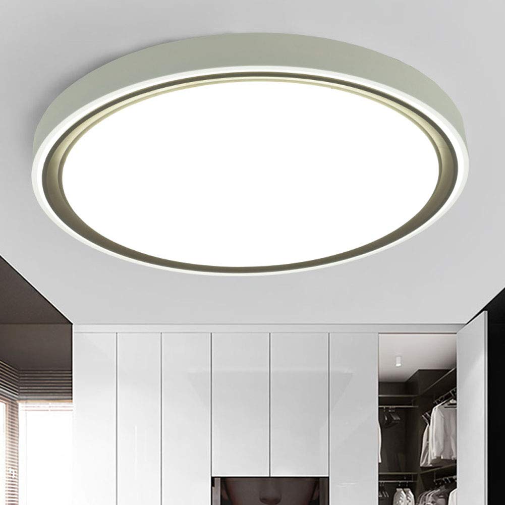 LED Deckenleuchte, Rund, Flach, Weiß, Farbwechsler, Dimmbar, 45 cm